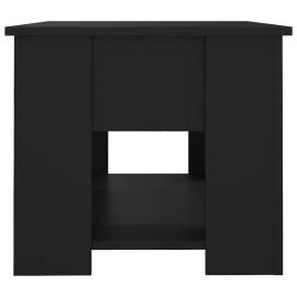 Măsuță de cafea, negru, 79x49x41 cm, lemn prelucrat, 7 image