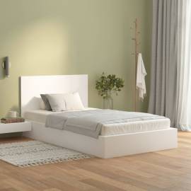 Tăblie de pat, alb, 120x1,5x80 cm, lemn prelucrat, 3 image