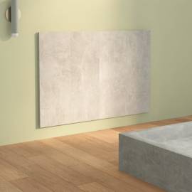 Tăblie de pat, gri beton, 120x1,5x80 cm, lemn prelucrat, 4 image