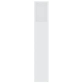 Dulap tăblie, alb, 200x18,5x104,5 cm, 4 image