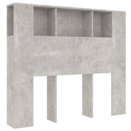 Dulap tăblie, gri beton, 120x18,5x104,5 cm, 2 image