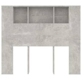 Dulap tăblie, gri beton, 120x18,5x104,5 cm, 4 image