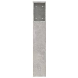 Dulap tăblie, gri beton, 120x18,5x104,5 cm, 5 image