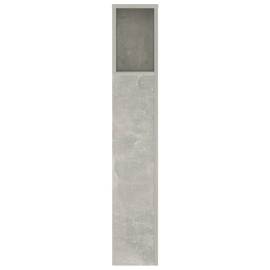 Dulap tăblie, gri beton, 140x18,5x104,5 cm, 4 image