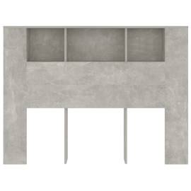 Dulap tăblie, gri beton, 140x18,5x104,5 cm, 3 image