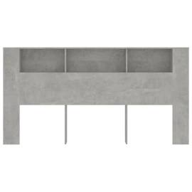 Dulap tăblie, gri beton, 200x18,5x104,5  cm, 3 image
