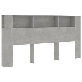 Dulap tăblie, gri beton, 200x18,5x104,5  cm, 2 image