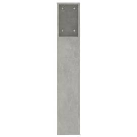 Dulap tăblie, gri beton, 200x18,5x104,5  cm, 4 image