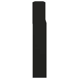 Dulap tăblie, negru, 220x19x103,5 cm, 4 image