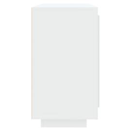Servantă, alb, 80x40x75 cm, lemn prelucrat, 4 image