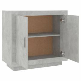Servantă, gri beton, 80x40x75 cm, lemn compozit, 6 image