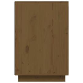 Birou, maro miere, 140x50x75 cm, lemn masiv de pin, 7 image