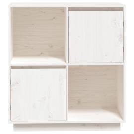 Servantă, alb, 74x35x80 cm, lemn masiv de pin, 6 image