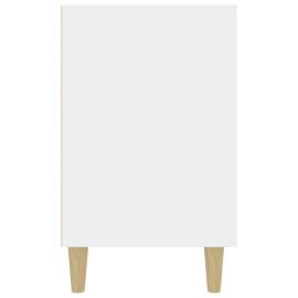 Servantă, alb extralucios, 100x36x60 cm, lemn prelucrat, 4 image