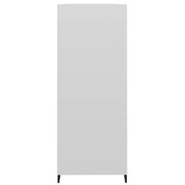 Servantă, alb extralucios, 69,5x32,5x90 cm, lemn prelucrat, 4 image