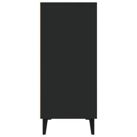Servantă, negru, 90x34x80 cm, lemn prelucrat, 6 image