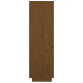 Dulap înalt, maro miere, 74x35x117 cm, lemn masiv de pin, 6 image