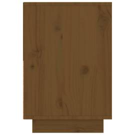 Noptieră, maro miere, 60x34x51 cm, lemn masiv de pin, 4 image