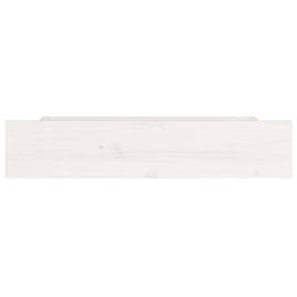Sertare pentru pat, 4 buc., alb, lemn masiv de pin, 4 image