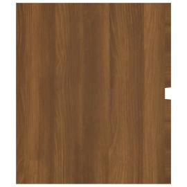 Dulap chiuvetă, stejar maro, 100x38,5x45 cm, lemn prelucrat, 5 image