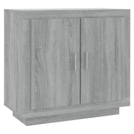 Servantă, sonoma gri, 80x40x75 cm, lemn prelucrat, 2 image
