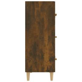 Servantă, stejar fumuriu, 70x34x90 cm, lemn prelucrat, 4 image