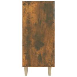 Servantă, stejar fumuriu, 90x34x80 cm, lemn compozit, 5 image