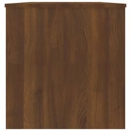 Măsuță de cafea, stejar maro, 102x50x52,5 cm, lemn prelucrat, 7 image