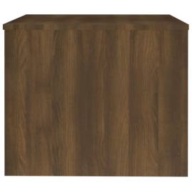 Măsuță de cafea, stejar maro, 80x50x40 cm, lemn prelucrat, 7 image