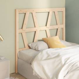 Tăblie de pat, 81x4x100 cm, lemn masiv de pin, 4 image