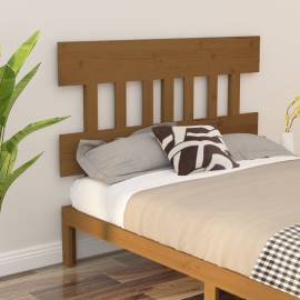 Tăblie de pat, maro miere, 153,5x3x81 cm, lemn masiv de pin