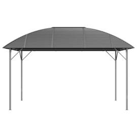 Pavilion cu acoperiș arcuit, antracit, 3x4 m, 3 image