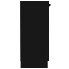 Servantă, negru, 60x30x70 cm, lemn prelucrat, 4 image