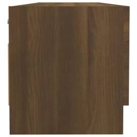 Șifonier, stejar maro, 100x32,5x35 cm, lemn prelucrat, 4 image