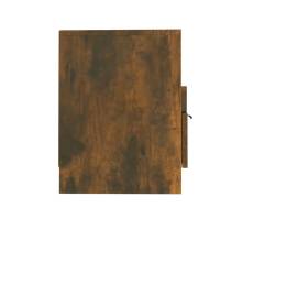 Comodă tv, stejar fumuriu, 150x33,5x45 cm, lemn prelucrat, 6 image