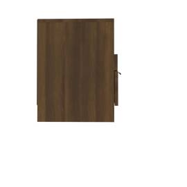 Comodă tv, stejar maro, 150x33,5x45 cm, lemn prelucrat, 6 image