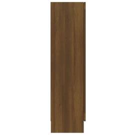 Dulap vitrină, stejar maro, 82,5x30,5x115 cm, lemn prelucrat, 7 image