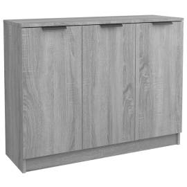 Servantă, sonoma gri, 90,5x30x70 cm, lemn prelucrat, 2 image