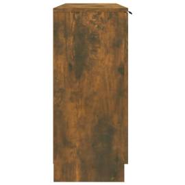 Servantă, stejar fumuriu, 90,5x30x70 cm, lemn prelucrat, 6 image