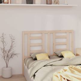 Tăblie de pat, 126x4x100 cm, lemn masiv de pin, 4 image