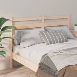 Tăblie de pat, 141x4x100 cm, lemn masiv de pin, 3 image