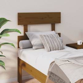 Tăblie de pat, maro miere, 103,5x3x81 cm, lemn masiv de pin