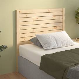 Tăblie de pat, 96x4x100 cm, lemn masiv de pin, 4 image
