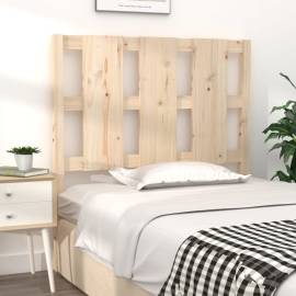 Tăblie de pat, 95,5x4x100 cm, lemn masiv de pin, 3 image