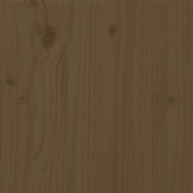Cadru de pat, maro miere, 120x200 cm, lemn masiv de pin, 5 image