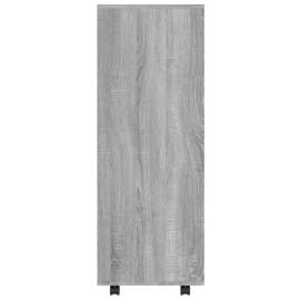 Șifonier, gri sonoma, 80x40x110 cm, lemn prelucrat, 6 image