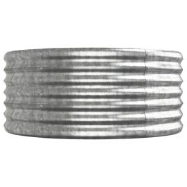 Jardinieră, argintiu, 512x80x36 cm, oțel vopsit electrostatic, 4 image