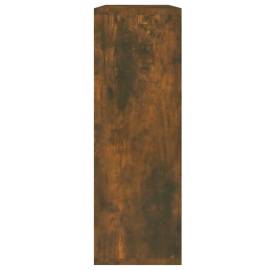 Raft de perete, stejar fumuriu, 104x20x58,5 cm, lemn compozit, 4 image