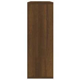 Raft de perete, stejar maro, 104x20x58,5 cm, lemn compozit, 4 image