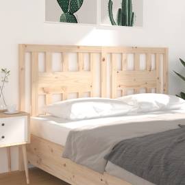 Tăblie de pat, 146x4x100 cm, lemn masiv de pin, 4 image